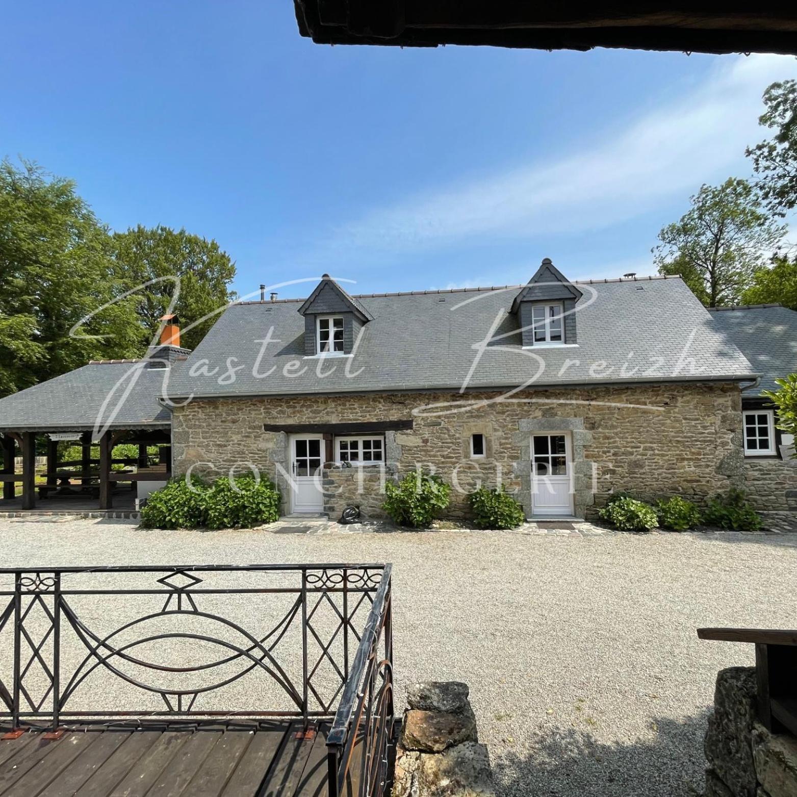 La Familiale Du Manoir De Kerollivier Villa Saint-Gilles-Pligeaux Dış mekan fotoğraf
